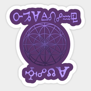 Flower Of Life and Creation Sticker